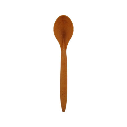 100 Stück WPC Mehrweg- Kaffeelöffel 13,5cm, braun