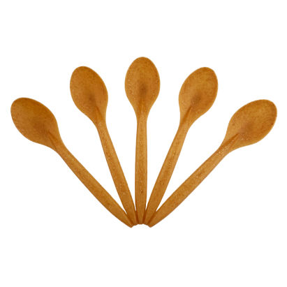 100 Stück WPC Mehrweg- Löffel 18cm, braun