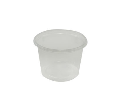 1000 Stück Feinkostbecher Plastikbecher PS, 100/100ml, rund, transparent