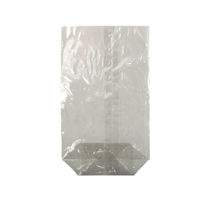 1000 Stück OPP- Kreuzbodenbeutel 95x160+37mm, 125gr., 30my