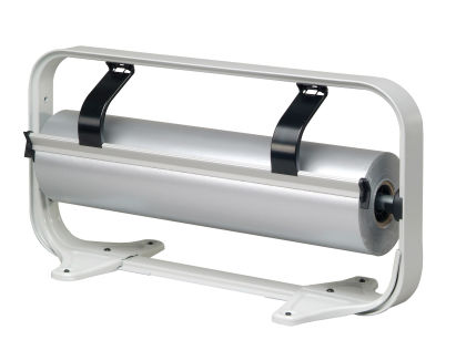 1 Stück Tischabroller STANDARD 151, hellgrau, mit gezahnter Abreißschiene, 50cm
