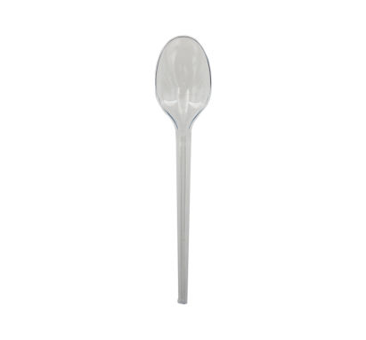 Bittner 2000 Stück Premium Mehrweg-Besteck Plastiklöffel 18cm, transparent