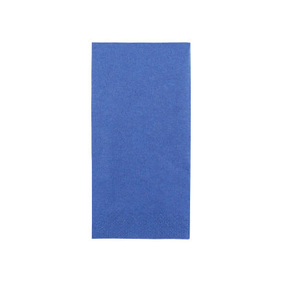 250 Stück FASANA Papier Servietten 3-lagig, 40x40cm, 1/8 Falz,  royal blue, dunkelblau