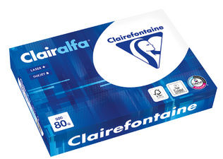 1000 Blatt Kopierpapier Multifunktionspapier Clairalfa, DIN A4, 160 g/qm, extra weiß
