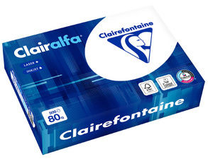 5000 Stück Kopierpapier Multifunktionspapier Clairalfa, DIN A5, extra weiß