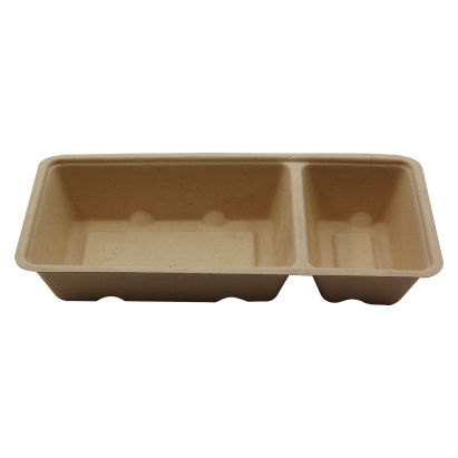50 Stück Bagasse Imbiss- Snackschale A22 (A9+1), (325+75ml), 2-geteilt, 203x97x36mm, Natur 50 Stück Bagasse Imbiss- Snackschale A22 (A9+1), (325+75ml), 2-geteilt, 203x97x36mm, Natur