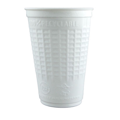 50 Stück Iso- Trinkbecher, Glühweinbecher Airpac Snows, 200-250ml, XPP, weiß