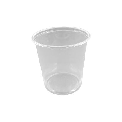 50 Stück Feinkostbecher Plastikbecher PP, 560/500ml, rund, transparent 