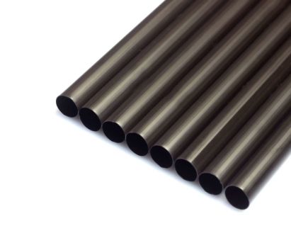 250 Stück Mehrweg Plastik- Trinkhalme, Strohhalme 240mm, Ø8mm, schwarz