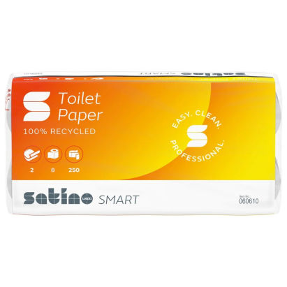 64 Rollen WEPA comfort Toilettenpapier, 2-Lagig, Recycling, hochweiß