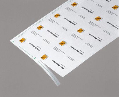 150 Stück Sigel Visitenkarten, DP839, 85 x 55 mm, 200 g/qm, hochweiß