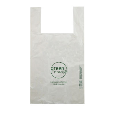 1000 Stück Bio Hemdchentragetasche, Shopper, 32+18x55cm, 14my, geblockt, weiß mit Druck (inkl. EWKF Gebühr) 1000 Stück Bio Hemdchentragetasche, Shopper, 32+18x55cm, 14my, geblockt, weiß mit Druck (inkl. EWKF Gebühr)