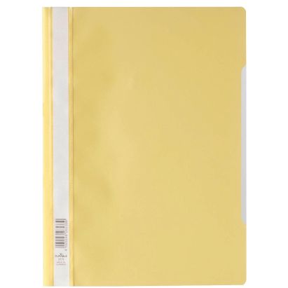 1 Stück DURABLE Schnellhefter, DIN A4, aus PP-Folie, gelb (2573-04)