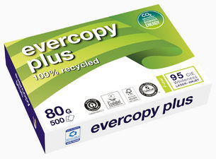 2500 Stück Clairefontaine Multifunktionspapier evercopy plus, A4, 80g/qm