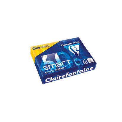 2500 Blatt Clairefontaine Kopierpapier Multifunktionspapier Clairmail, DIN A4, 60 g/qm, extra weiß