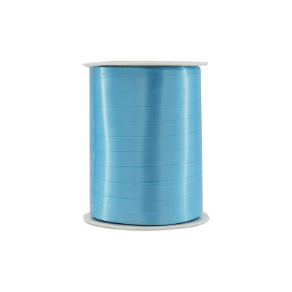 1 Rolle Präsent Geschenkband, Kräuselband, 10mm x 250m, hellblau