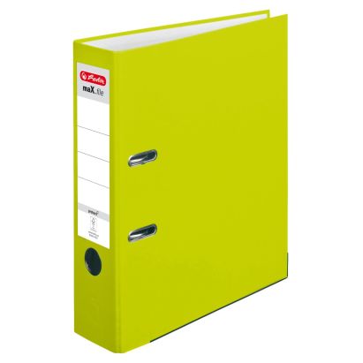 20 Stück herlitz Ordner maX.file protect, Rückenbreite: 80 mm, neongrün (50022465) 20 Stück herlitz Ordner maX.file protect, Rückenbreite: 80 mm, neongrün (50022465)