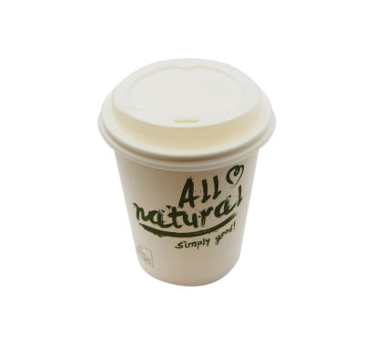 100 Stück Bio PLA Kaffeedeckel Coffee to Go Ø80mm