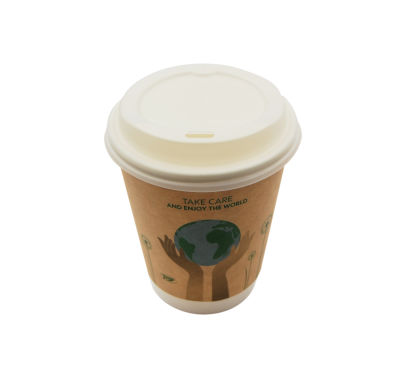 100 Stück Bio PLA Kaffeedeckel Coffee to Go Ø80mm