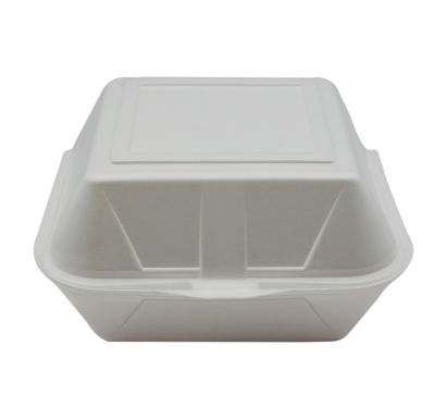 100 Stück Warmhalte- Hamburger Box XPS Giant XXL, 210x210x105mm, weiß