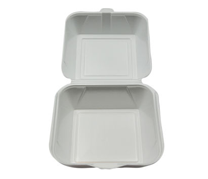 100 Stück Warmhalte- Hamburger Box XPS Giant XXL, 210x210x105mm, weiß