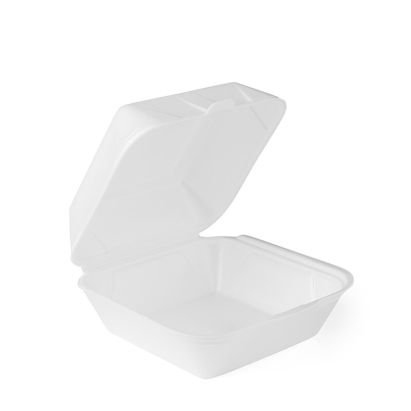 100 Stück Warmhalte- Hamburger Box XPS Giant XXL, 210x210x105mm, weiß