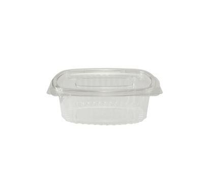 50 Stück rPET Klappboxen oval, 250ml, 137x111x36mm, transparent 50 Stück rPET Klappboxen oval, 250ml, 137x111x36mm, transparent