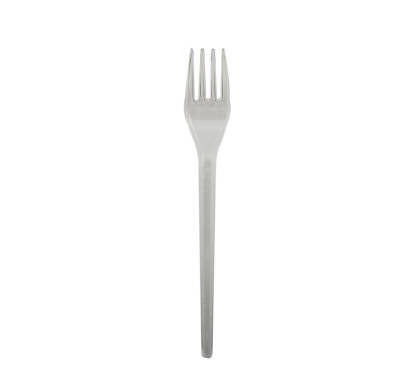 2000 Stück Premium Mehrweg-Besteck Plastikgabel 18cm, transparent