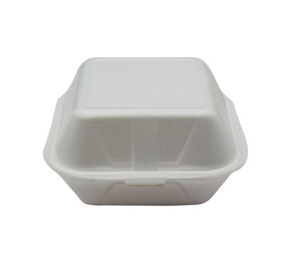 500 Stück Warmhalte- Hamburger Box XPS IP6, groß, 145x158x80mm, weiß