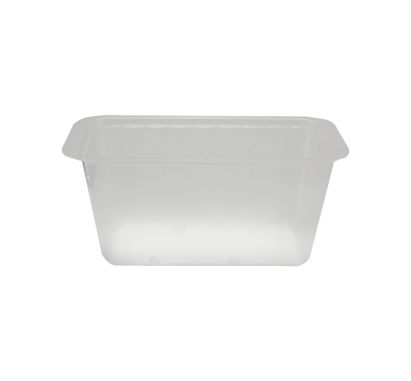 100 Stück Siegelschale PP, transparent, 137x96x62mm, CL500TP, 500ml 