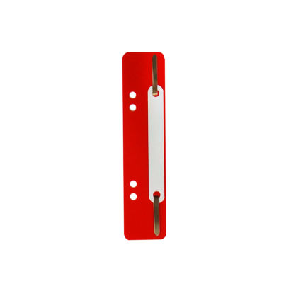 100 Stück ELBA Heftstreifen, PP, rot, kurz, 35 x 150 mm