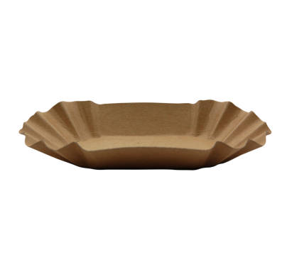 1000 Stück Bio Pappschale, Pommesschale 1, 110x195x32mm, mit Fettbarriere, braun 1000 Stück Bio Pappschale, Pommesschale 1, 110x195x32mm, mit Fettbarriere, braun