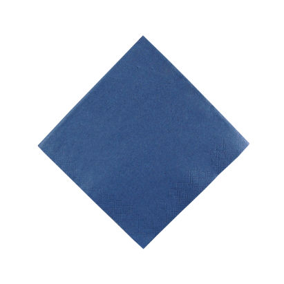 250 Stück FASANA Papier Servietten 3-lagig, 33x33cm, 1/4 Falz,  royal blue, dunkelblau