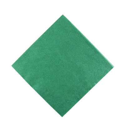 250 Stück FASANA Papier Servietten 3-lagig, 33x33cm, 1/4 Falz, emerald green, dunkelgrün