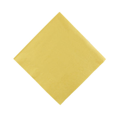 250 Stück FASANA Papier Servietten 3-lagig, 33x33cm, 1/4 Falz, sun yellow, gelb