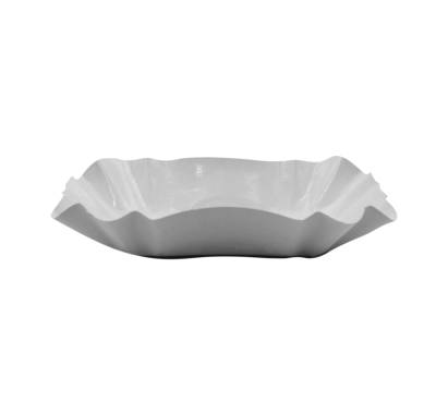 250 Stück Pappschalen, Pommesschale KU51, 90x140x30mm, eckig, weiß