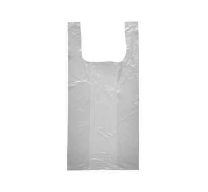 4000 Stück HDPE Knotenbeutel 5 Kg, 215+110x460mm, 10my, transparent, auf Rolle, extra stark