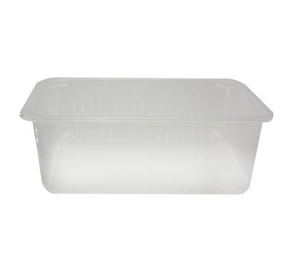 300 Stück Siegelschale PP, transparent, 227x178x80mm, 2300ml
