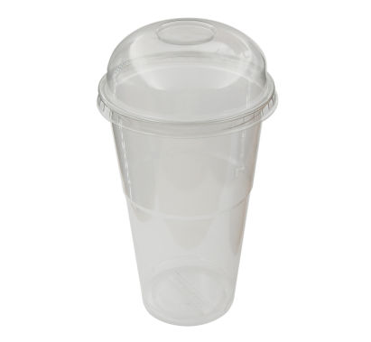 Paccor 50 Stück APET Clear-Cup, 500ml, Ø95mm, transparent, Smoothie Becher