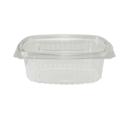 50 Stück rPET Klappboxen oval, 1000ml, 163x133x60mm, transparent 50 Stück rPET Klappboxen oval, 1000ml, 163x133x60mm, transparent