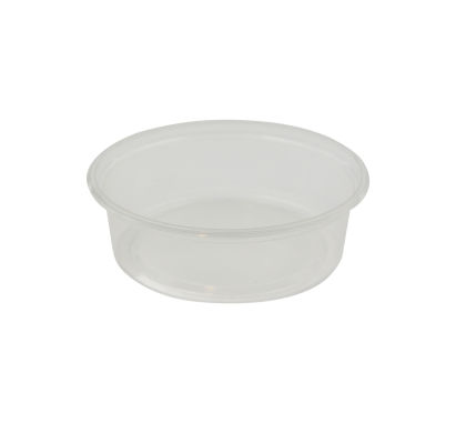 50 Stück Feinkostbecher Plastikbecher PP, 560/125ml, rund, transparent