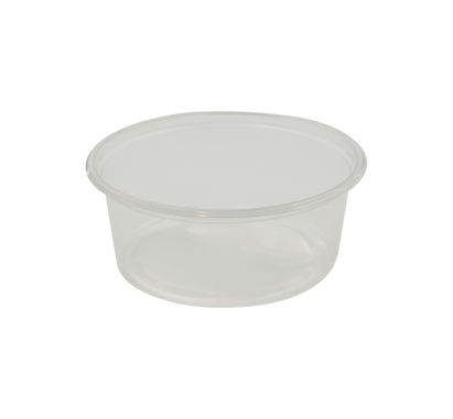 50 Stück Feinkostbecher Plastikbecher PP, 560/150ml, rund, transparent 