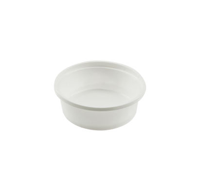 50 Stück Saucen- Dressingbecher Verpackungsbecher PP, 50ml, weiß, rund, mit Deckel