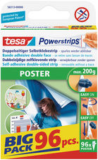 tesa 96 Stück Powerstrips POSTER, Haltekraft: max. 0,2 kg