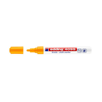 edding 1 Stück 4095 Kreidemarker, neonorange