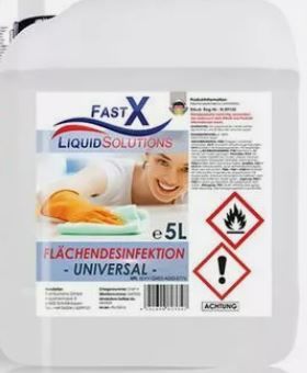 1 Stück Fast-X Flächendesinfektionsmittel - 5 Liter