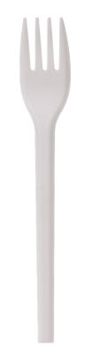 2000 Stück First Choice Premium Mehrweg-Besteck Plastikgabel 16cm, extra stabil, weiß