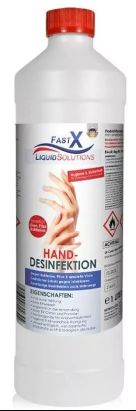 1 Stück Fast-X Händedesinfektionsmittel - 1 Liter
