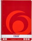 1 Stück herlitz Collegeblock x.book, DIN A4, 80 Blatt, kariert