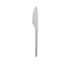 2000 Stück Premium Mehrweg-Besteck Plastikmesser, 18cm, transparent